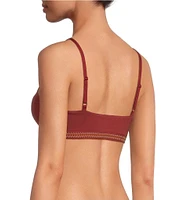 UGG® Estella Scoop Neck Wireless Satin Elastic Band Adjustable Strap Bralette