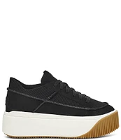 UGG EZ-Duzzit Lace Suede Knit Platform Sneakers