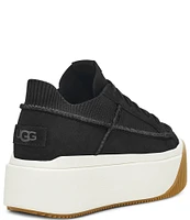 UGG EZ-Duzzit Lace Suede Knit Platform Sneakers