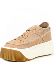 UGG EZ-Duzzit Lace Suede Knit Platform Sneakers