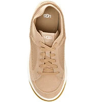 UGG EZ-Duzzit Lace Suede Knit Platform Sneakers