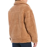 UGG® Frankie Oversized Sherpa Trucker Point Collar Long Sleeve Cozy Jacket