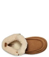 UGG Funkarra Cabin Cuff Suede Fur Collar Lace-Up Booties