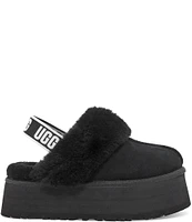 UGG Funkette Suede Platform Clogs