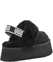 UGG Funkette Suede Platform Clogs