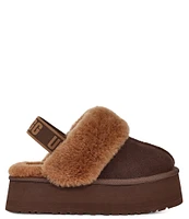 UGG Funkette Suede Platform Clogs