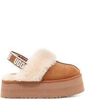 UGG Funkette Suede Platform Clogs