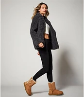 UGG® Gertrude Faux Fur Double Breasted Teddy Coat