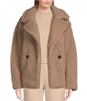 UGG® Gertrude Faux Fur Double Breasted Teddy Coat