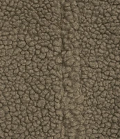 UGG Gertrude Long Teddy Double Breasted Notch Lapel Coat