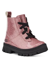 UGG Girls' Ashton Lace Up Glitter Boots (Infant)