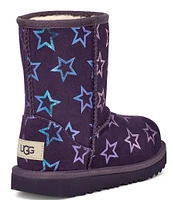 UGG Girls' Classic II Iridescent Stars Boots (Youth)