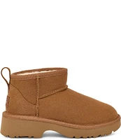 UGG Girls' Classic Ultra Mini New Heights Boots (Youth)