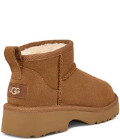 UGG Girls' Classic Ultra Mini New Heights Boots (Youth)