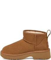 UGG Girls' Classic Ultra Mini New Heights Boots (Youth)