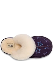 UGG Girls' Cozy II Iridescent Stars Slippers (Toddler)