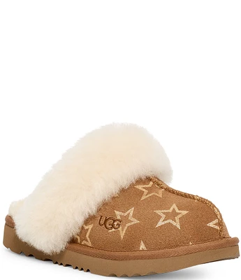 UGG Girls' Cozy II Iridescent Stars Slippers (Toddler)