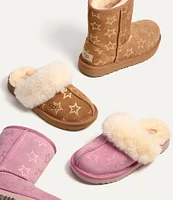 UGG Girls' Cozy II Iridescent Stars Slippers (Toddler)