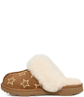 UGG Girls' Cozy II Iridescent Stars Slippers (Youth)