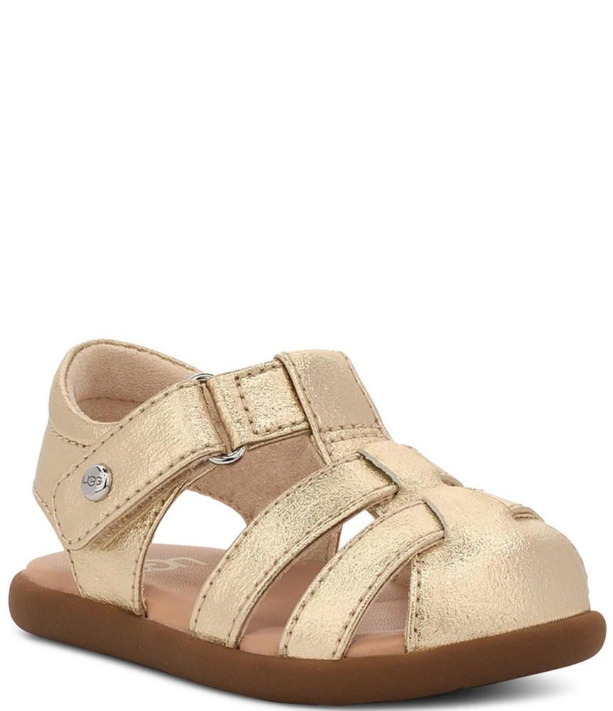 UGG Girls' Kolding Metallic Fisherman Sandal Crib Shoes (Infant)