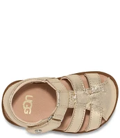 UGG Girls' Kolding Metallic Fisherman Sandal Crib Shoes (Infant)