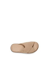 UGG Goldenstar Cross Slide Suede Platform Sandals