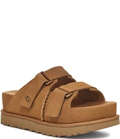 UGG Goldenstar Hi Slide Suede Sandals