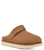 UGG Goldenstar Suede Versatile Platform Clogs