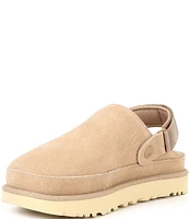 UGG Goldenstar Suede Versatile Platform Clogs