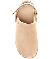 UGG Goldenstar Suede Versatile Platform Clogs