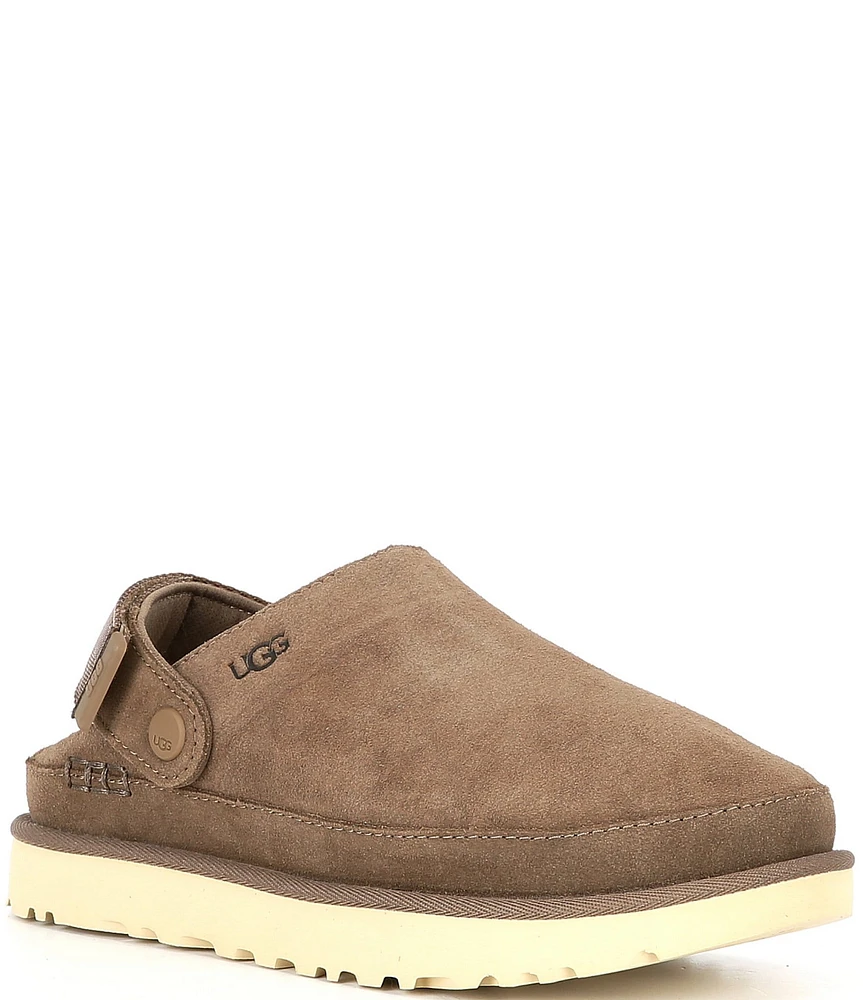 UGG Goldenstar Suede Versatile Platform Clogs