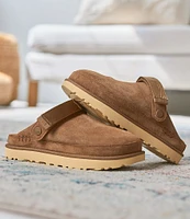 UGG Goldenstar Suede Versatile Platform Clogs