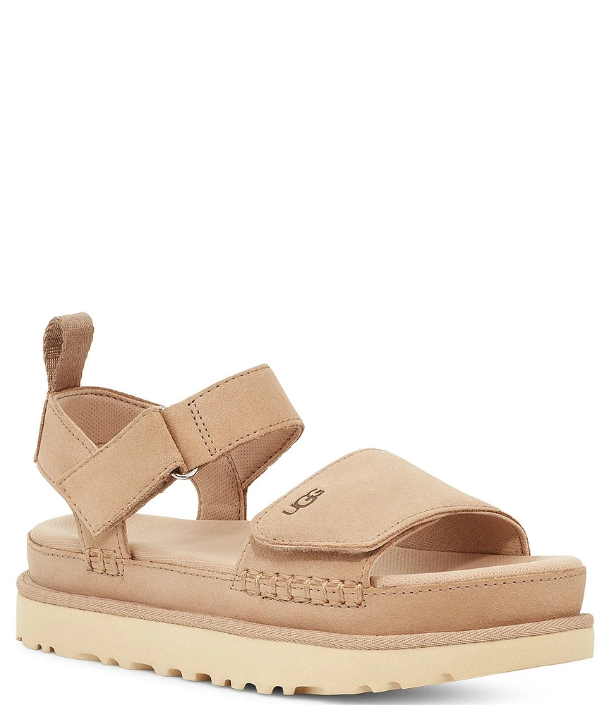 UGG Goldenstar Suede Platform Sandals