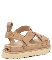 UGG Goldenstar Suede Platform Sandals