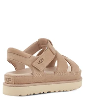 UGG Goldenstar Suede Strap Platform Sandals