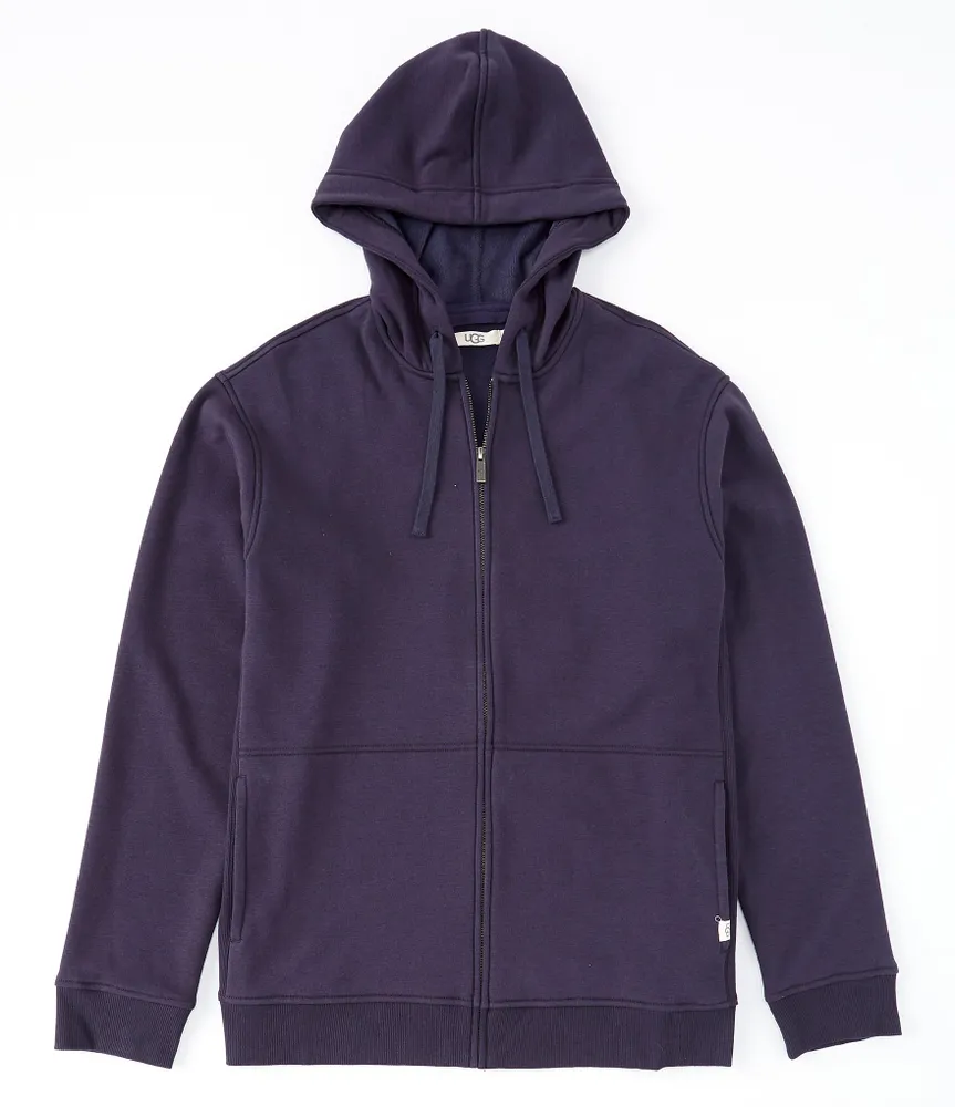 UGG® Gordon Long Sleeve Double Full Zip Knit Fleece Hoodie