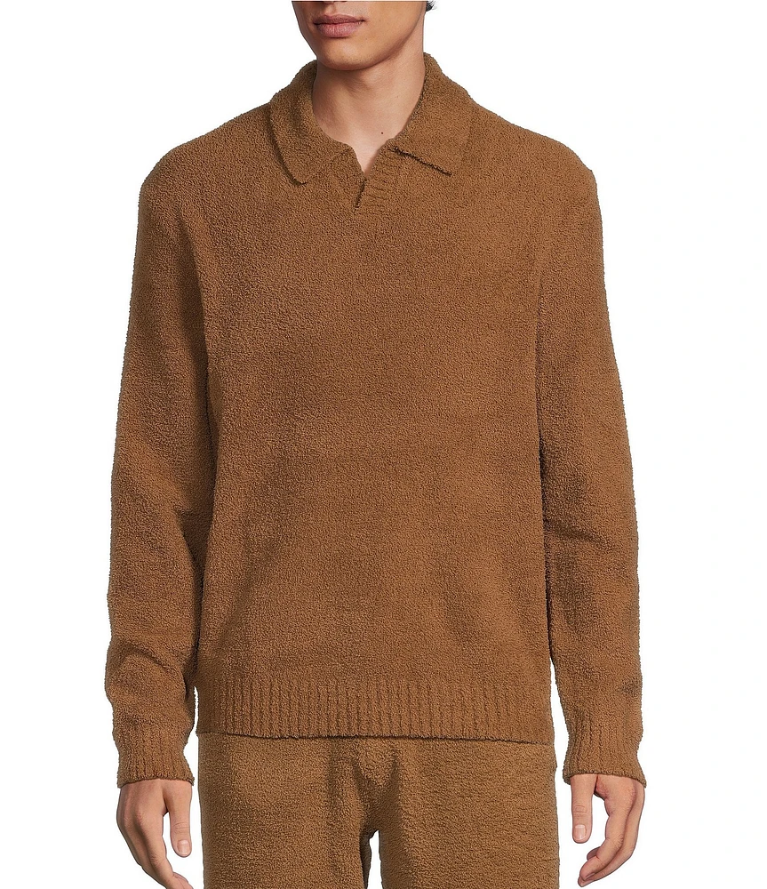 UGG® Hughes Long Sleeve Cozy Knit Lounge Pullover