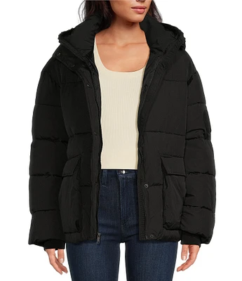 UGG Kennedey Snap Front Hooded Puffer Jacket