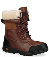 UGG Kids' Butte II Waterproof Leather Cold Weather Boots (Youth)