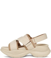 UGG La Camp Mesh and Canvas Chunky Platform Sandals