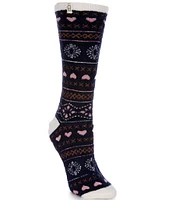 UGG® Leslie Graphic Fairisle Crew Socks