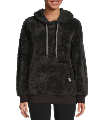 UGG® Loyra Sherpa Long Drop Shoulder Sleeve Kangaroo Pocket Hoodie