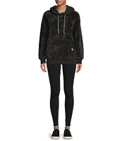 UGG® Loyra Sherpa Long Drop Shoulder Sleeve Kangaroo Pocket Hoodie