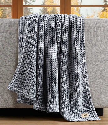 UGG Luna Waffle Knit Throw Blanket