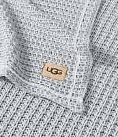 UGG Luna Waffle Knit Throw Blanket