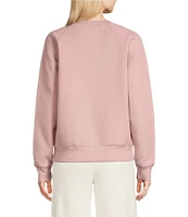 UGG® Madeline Fuzzy Logo Long Sleeve Coordinating Lounge Sweatshirt