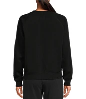 UGG® Madeline Fuzzy Logo Long Sleeve Coordinating Lounge Sweatshirt