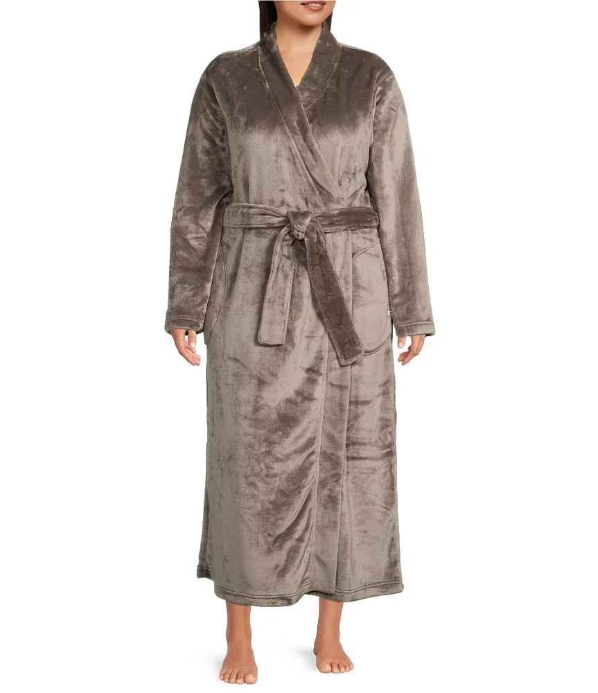 UGG® Marlow Long Sleeve Double Fleece Long Wrap Cozy Robe