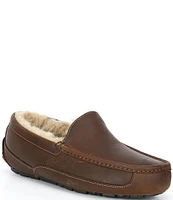 UGG Men's Ascot Leather Slip-On Slippers