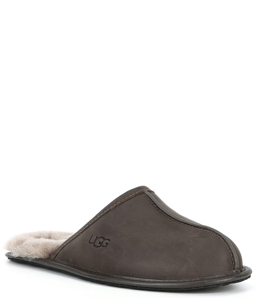 UGG Men's Scuff Leather Slippers